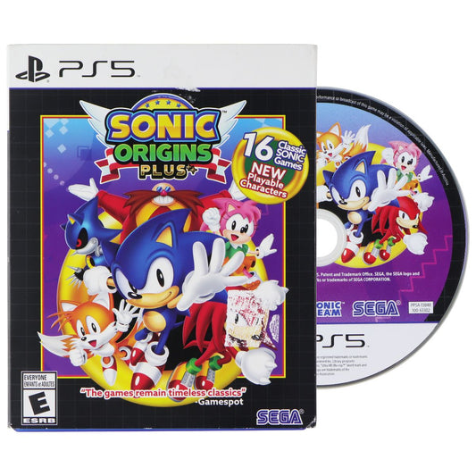 SEGA Sonic Origins Plus Video Game for PlayStation 5 Gaming/Console - Video Games SEGA - Simple Cell Bulk Wholesale Pricing - USA Seller