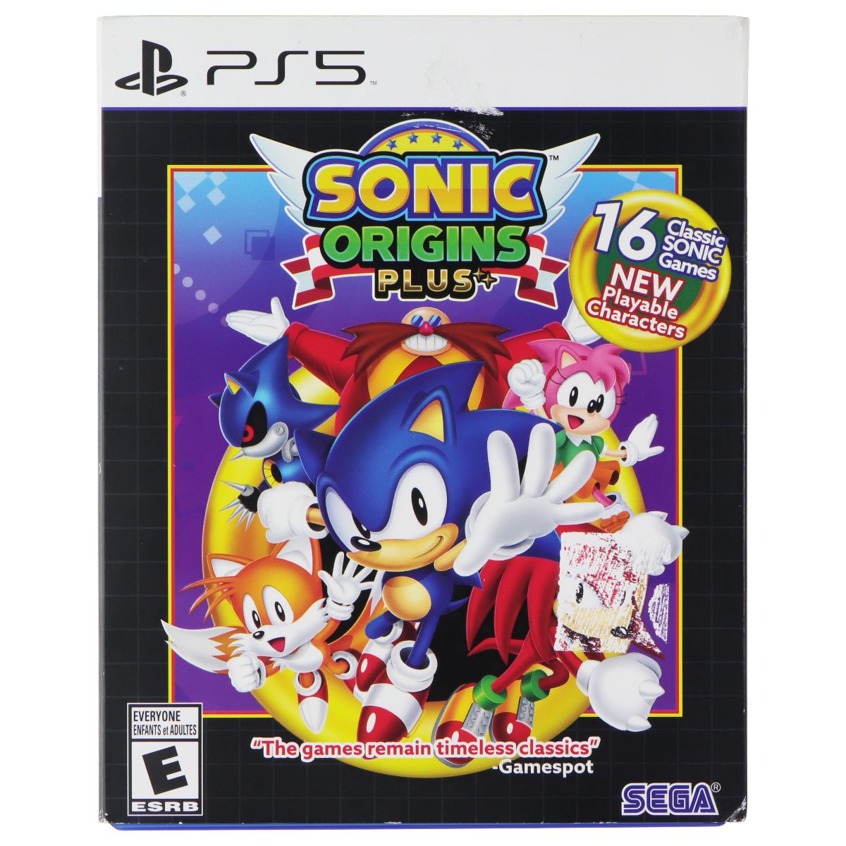 SEGA Sonic Origins Plus Video Game for PlayStation 5 Gaming/Console - Video Games SEGA - Simple Cell Bulk Wholesale Pricing - USA Seller