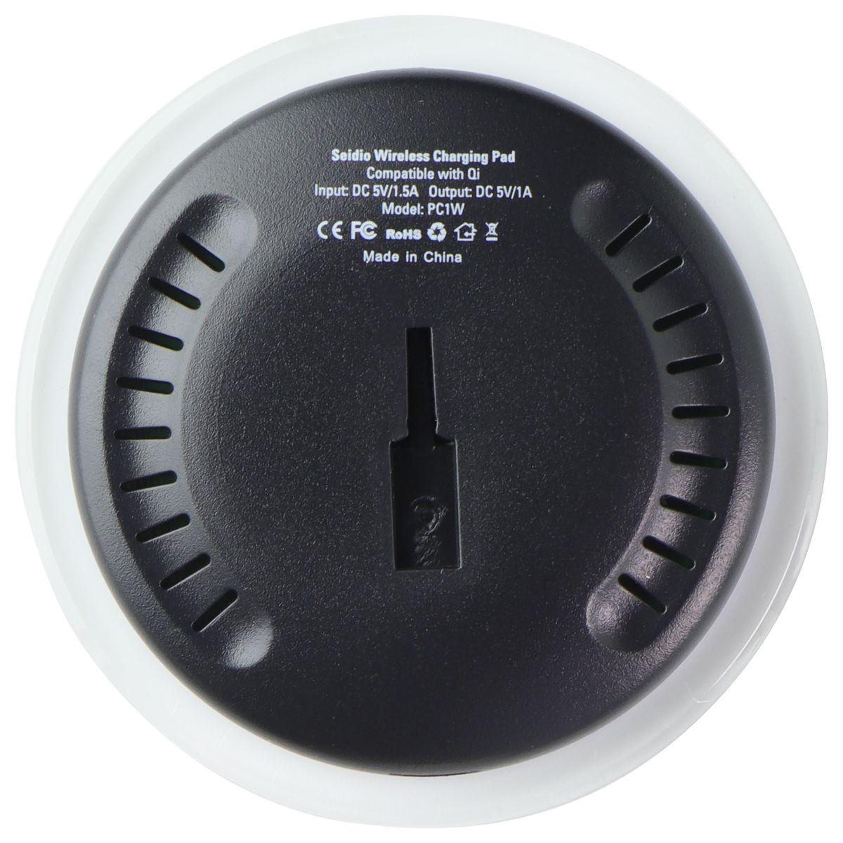 SEIDIO Multi-Purpose Wireless Charger Pad for Qi Devices - Black (PC1W) Cell Phone - Chargers & Cradles Seidio - Simple Cell Bulk Wholesale Pricing - USA Seller