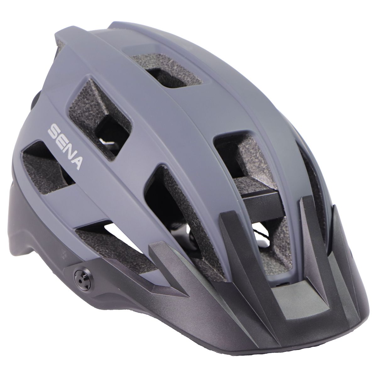 Sena M1 EVO Mountain Bike Smart Communication Helmet - Matte Gray Other Sporting Goods Sena - Simple Cell Bulk Wholesale Pricing - USA Seller