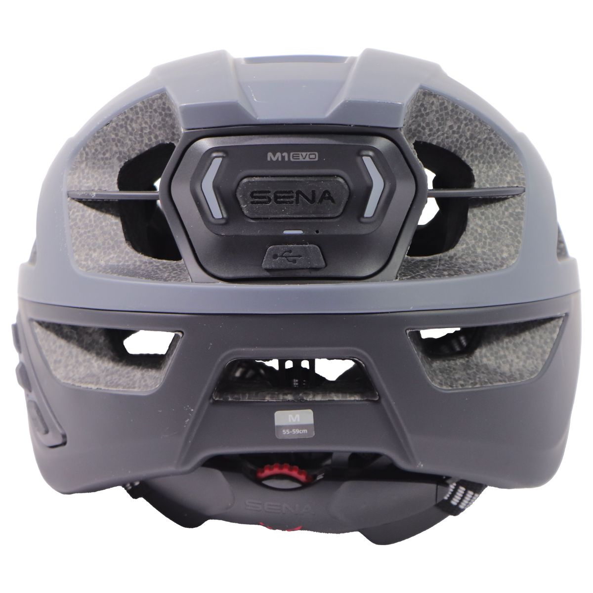 Sena M1 EVO Mountain Bike Smart Communication Helmet - Matte Gray Other Sporting Goods Sena - Simple Cell Bulk Wholesale Pricing - USA Seller