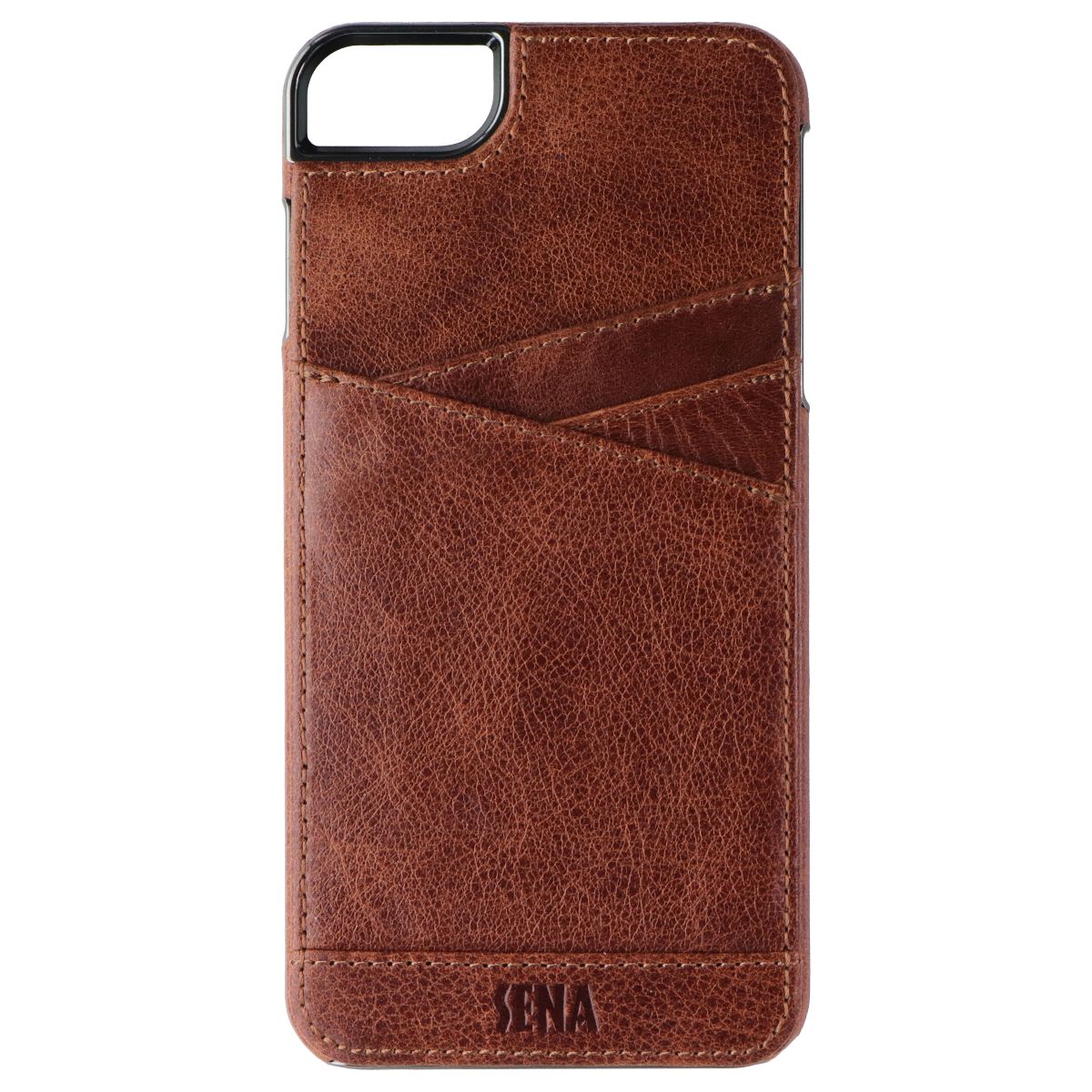 Sena Leather Lugano Wallet for Apple iPhone 6 Plus - Cognac Brown Cell Phone - Cases, Covers & Skins Sena - Simple Cell Bulk Wholesale Pricing - USA Seller