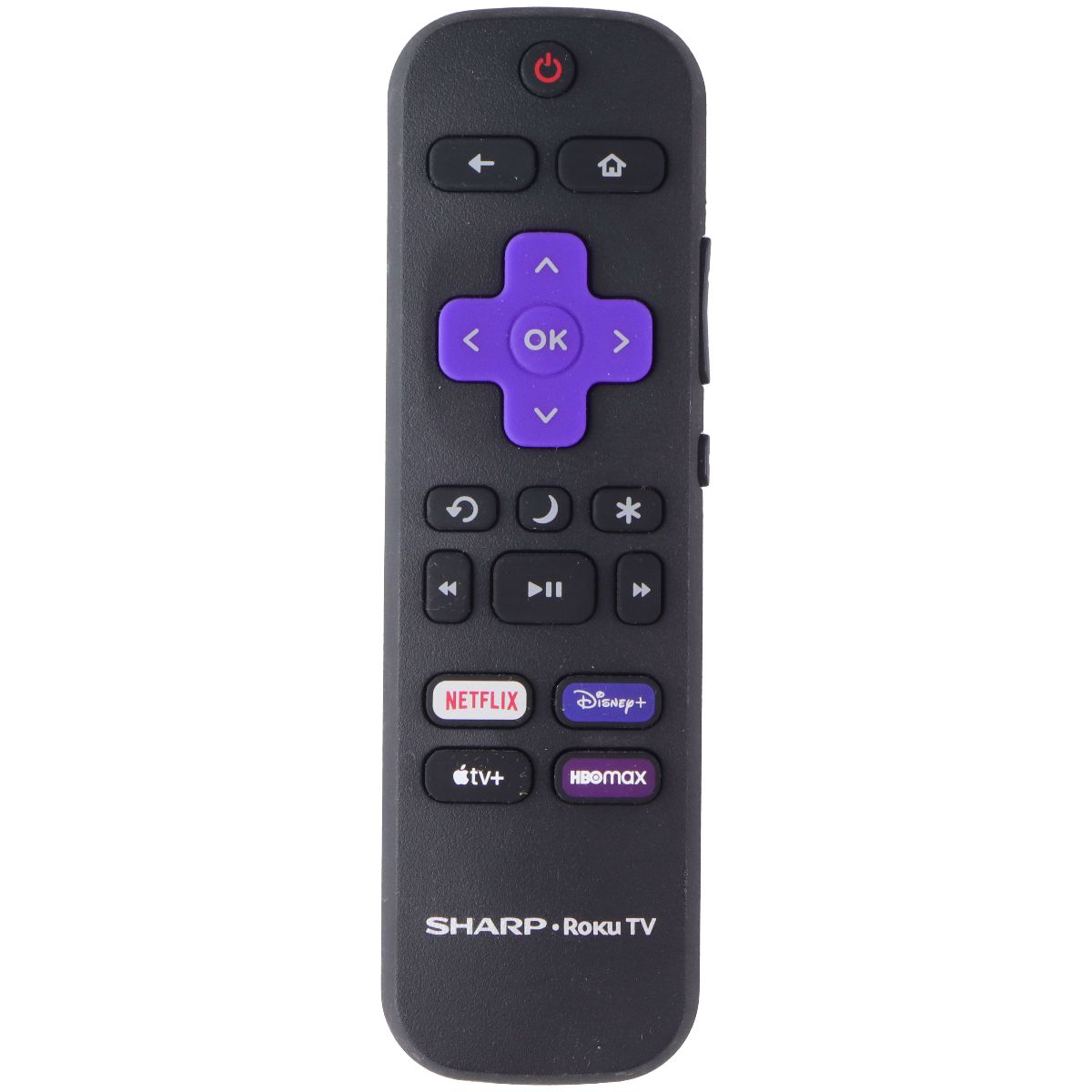 Sharp OEM Remote Control (RC-ALIR) with Netflix/Disney+/AppleTV/HBOMax Keys TV, Video & Audio Accessories - Remote Controls SHARP - Simple Cell Bulk Wholesale Pricing - USA Seller