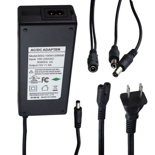 Shenzen Boshenggao Technology 12V/6A AC/DC Power Adapter (BSG-100W1206000) Multipurpose Batteries & Power - Multipurpose AC to DC Adapters Shenzen - Simple Cell Bulk Wholesale Pricing - USA Seller