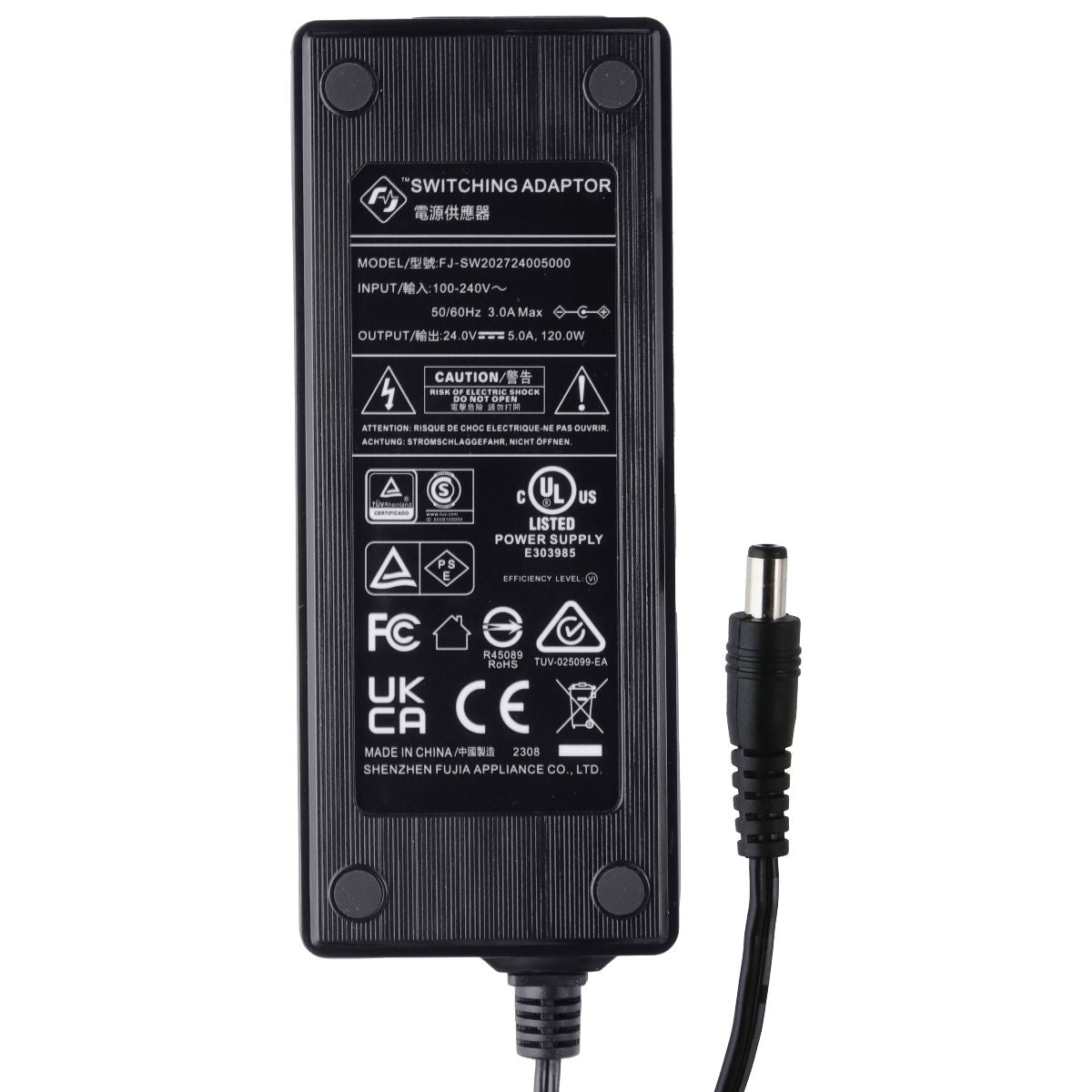 Shenzen (24V/5A) 120W Switching Adapter Power Supply - Black (FJ-SW202724005000)