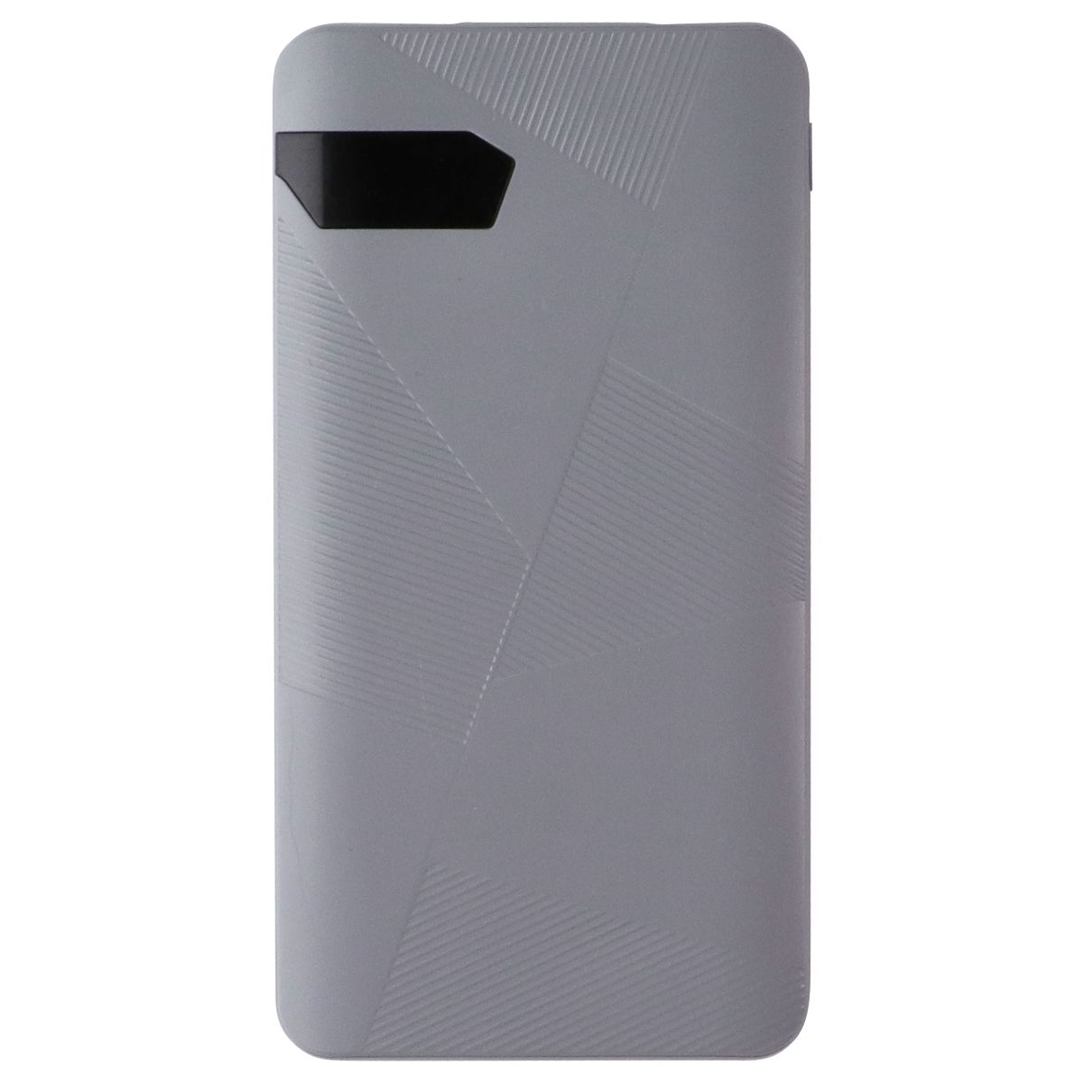 Universal Premium 5000mAh Dual USB Power Bank - Gray Geometric (16WMS126-GRY)