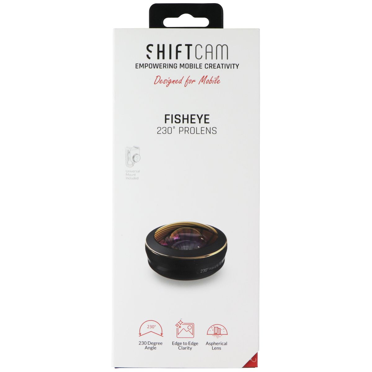 ShiftCam Fisheye 230 Degree ProLens for Mobile Phones Cell Phone - Other Accessories ShiftCam - Simple Cell Bulk Wholesale Pricing - USA Seller