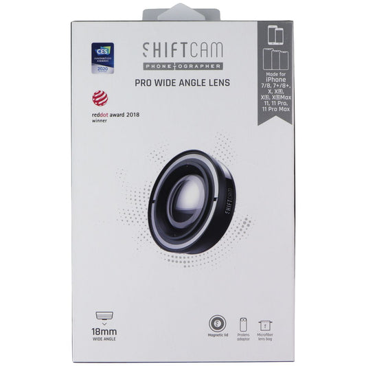 ShiftCam Phone-ographer Pro Wide Angle Lens for iPhone 7/8/7+/8+/X/XR/XS/XS Max Cell Phone - Other Accessories ShiftCam - Simple Cell Bulk Wholesale Pricing - USA Seller