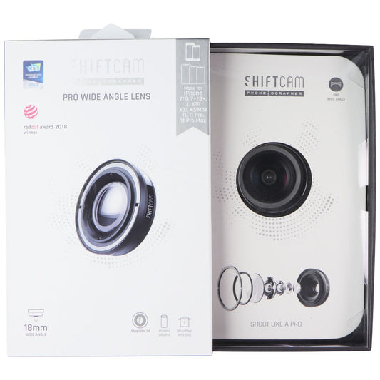 ShiftCam Phone-ographer Pro Wide Angle Lens for iPhone 7/8/7+/8+/X/XR/XS/XS Max Cell Phone - Other Accessories ShiftCam - Simple Cell Bulk Wholesale Pricing - USA Seller