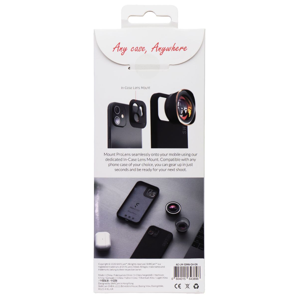 ShiftCam In-Case Lens Mount for Apple iPhone 12 mini Prolenses Cell Phone - Other Accessories ShiftCam - Simple Cell Bulk Wholesale Pricing - USA Seller