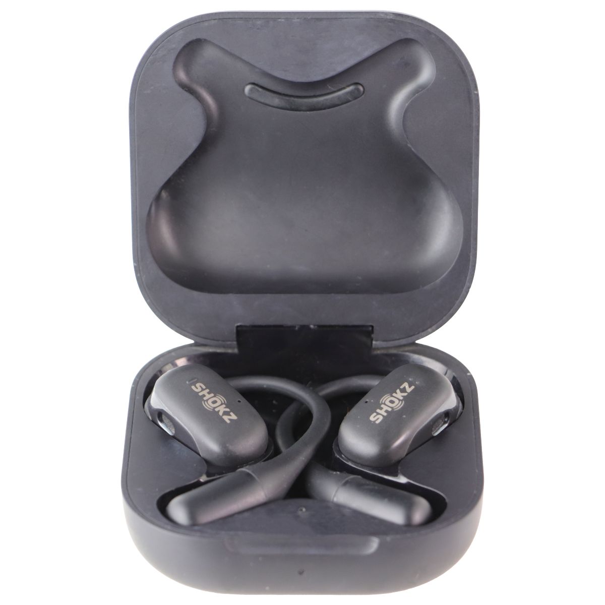 SHOKZ OpenFit True Wireless Bluetooth Headphones with Microphone - Black (T910) Cell Phone - Headsets SHOKZ - Simple Cell Bulk Wholesale Pricing - USA Seller