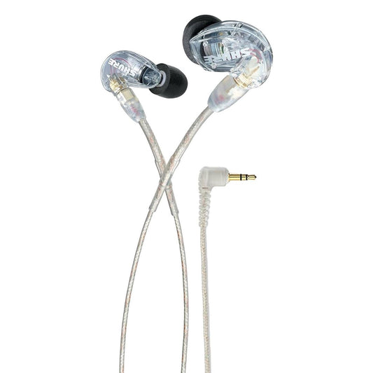 Shure SE215 Pro 3.5mm Wired Sound Isolating Earphones - Clear Portable Audio - Headphones Shure - Simple Cell Bulk Wholesale Pricing - USA Seller