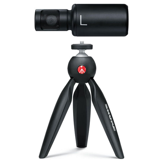 Shure MV88+ Video Kit Microphone & Tripod for Mobile Videography & Streaming Pro Audio Equipment - Microphones Shure - Simple Cell Bulk Wholesale Pricing - USA Seller
