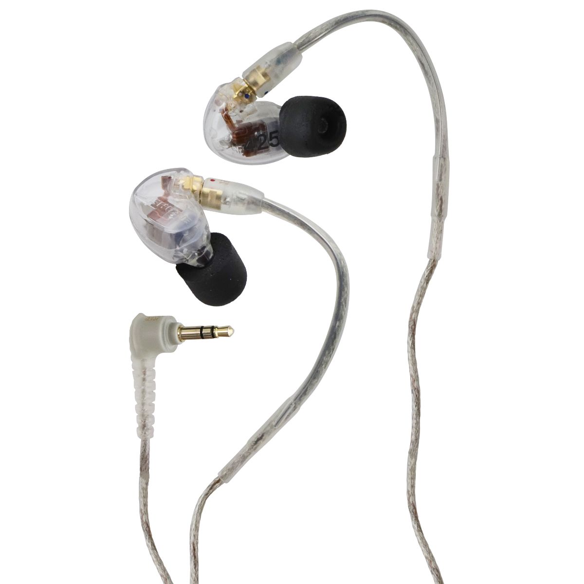 Shure SE425 Professional Sound Isolating Wired Earphones - Clear