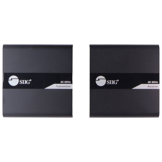 SIIG 4K60Hz HDMI 2.0 Extender Over Ethernet IP Kit with IR - Black Computer/Network - Monitor/AV Cables & Adapters SIIG - Simple Cell Bulk Wholesale Pricing - USA Seller