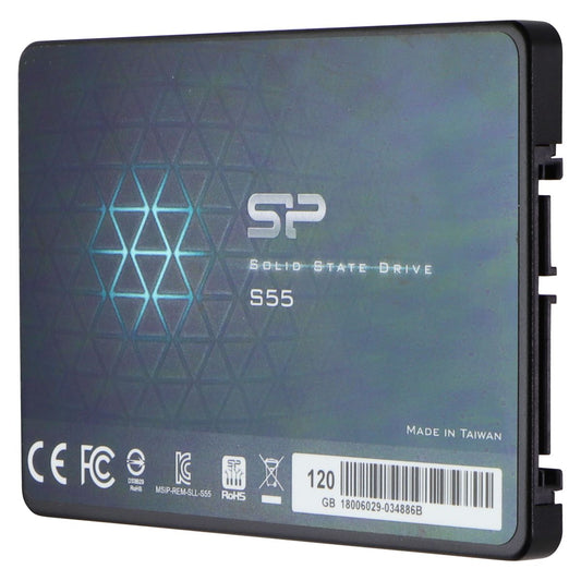 Silicon Power S55 120GB 2.5" 7mm SATA III Internal Solid State Drive Digital Storage - Solid State Drives Silicon Power    - Simple Cell Bulk Wholesale Pricing - USA Seller