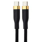 Simple Magnetic 4FT USB-C to USB-C Cable - Black Cell Phone - Cables & Adapters Simple - Simple Cell Bulk Wholesale Pricing - USA Seller