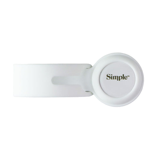 Simple Precision Wireless Smart Tag with Replaceable Battery - White (581455) GPS Accessories & Tracking - Tracking Devices Simple - Simple Cell Bulk Wholesale Pricing - USA Seller