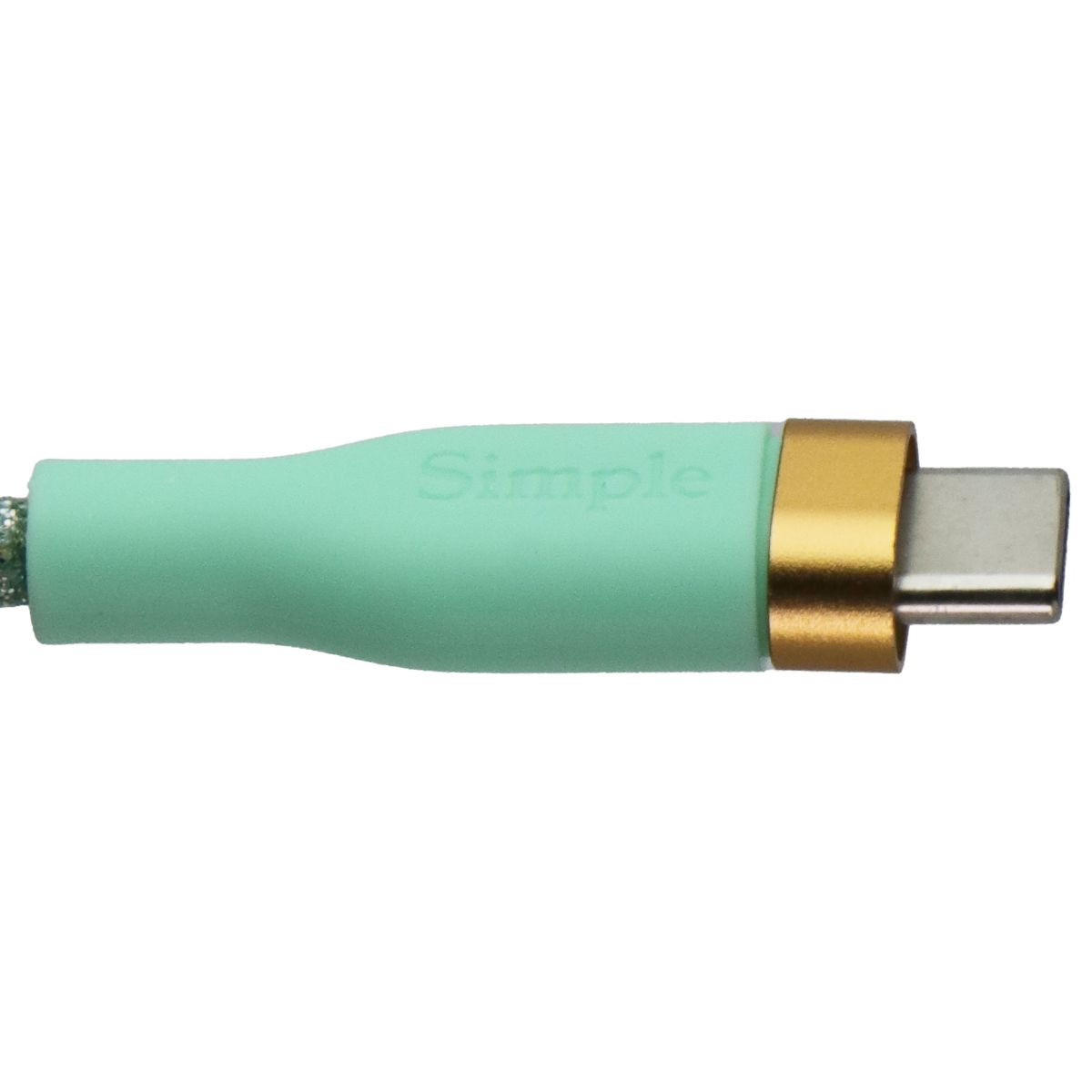 Simple Fashion Glitter Series 6FT USB-C to USB-C Cable - Green Cell Phone - Cables & Adapters Simple - Simple Cell Bulk Wholesale Pricing - USA Seller