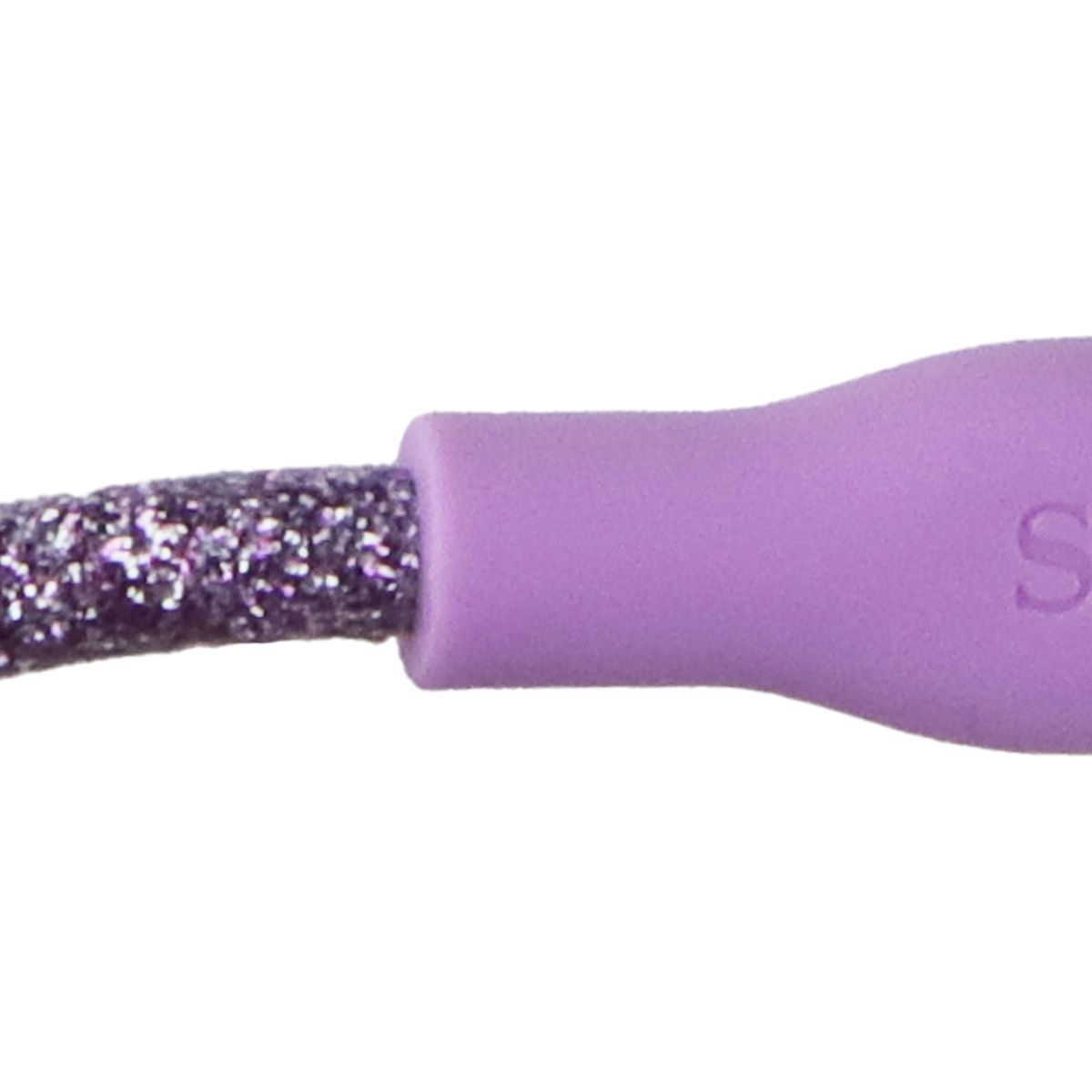 S. Simple Fashion Series 6FT USB-C to USB-C Cable - Purple Glitter Cell Phone - Cables & Adapters S. Simple - Simple Cell Bulk Wholesale Pricing - USA Seller