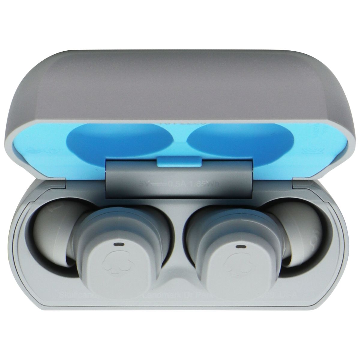 Skullcandy Mod In-Ear Wireless Earbuds (S2FYW) - Light Gray Blue Portable Audio - Headphones Skullcandy    - Simple Cell Bulk Wholesale Pricing - USA Seller