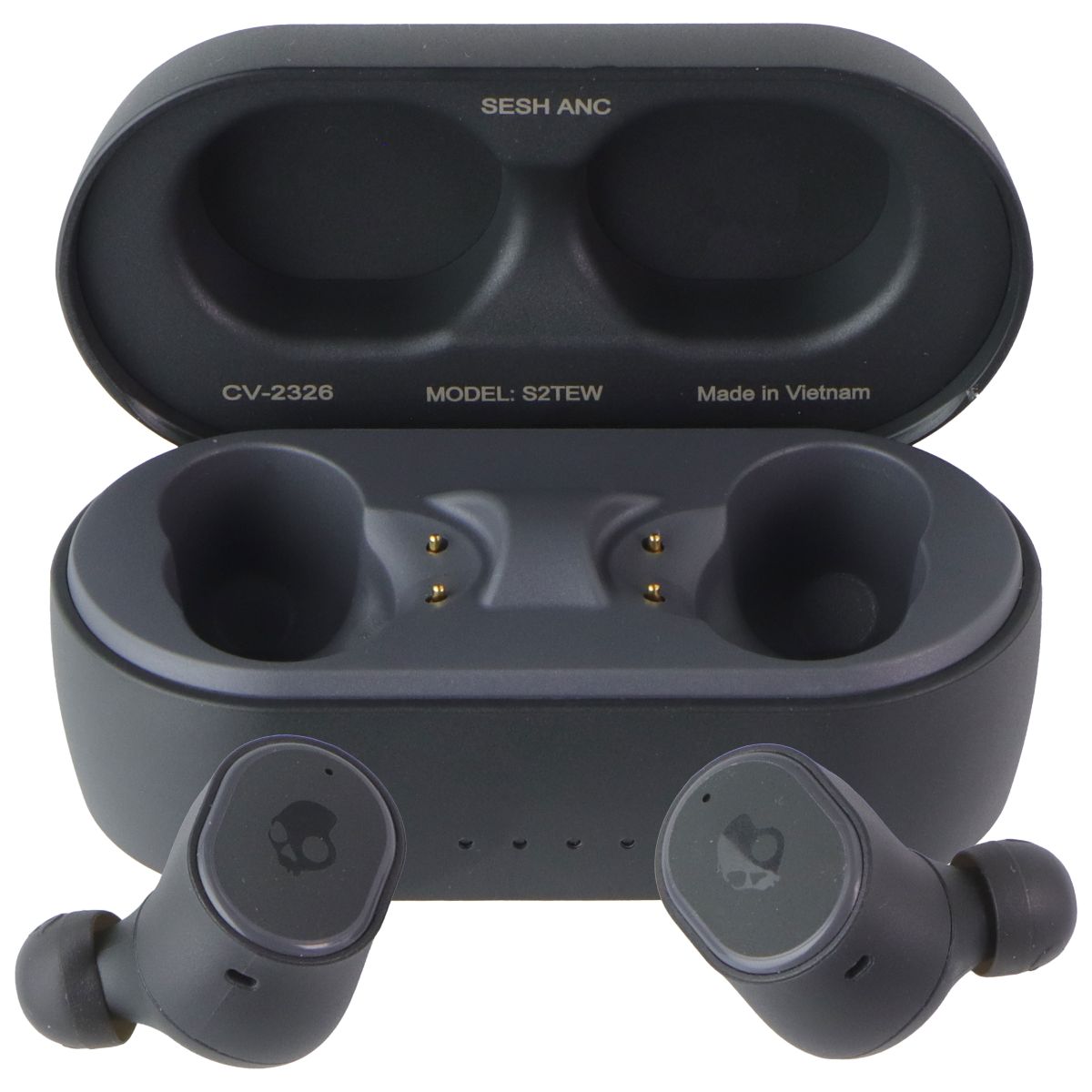 Skullcandy Sesh ANC Wireless Bluetooth Earbuds - True Black (S2TEW-P740) Portable Audio - Headphones Skullcandy - Simple Cell Bulk Wholesale Pricing - USA Seller