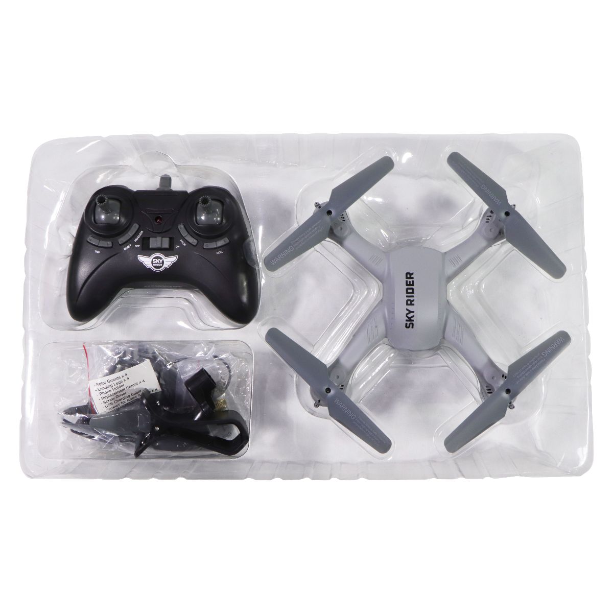 Sky Rider X-42 Avenger Quadcopter Drone with Wi-Fi Camera (DRW342MG) Cameras & Photo - Camera Drones Sky Rider - Simple Cell Bulk Wholesale Pricing - USA Seller