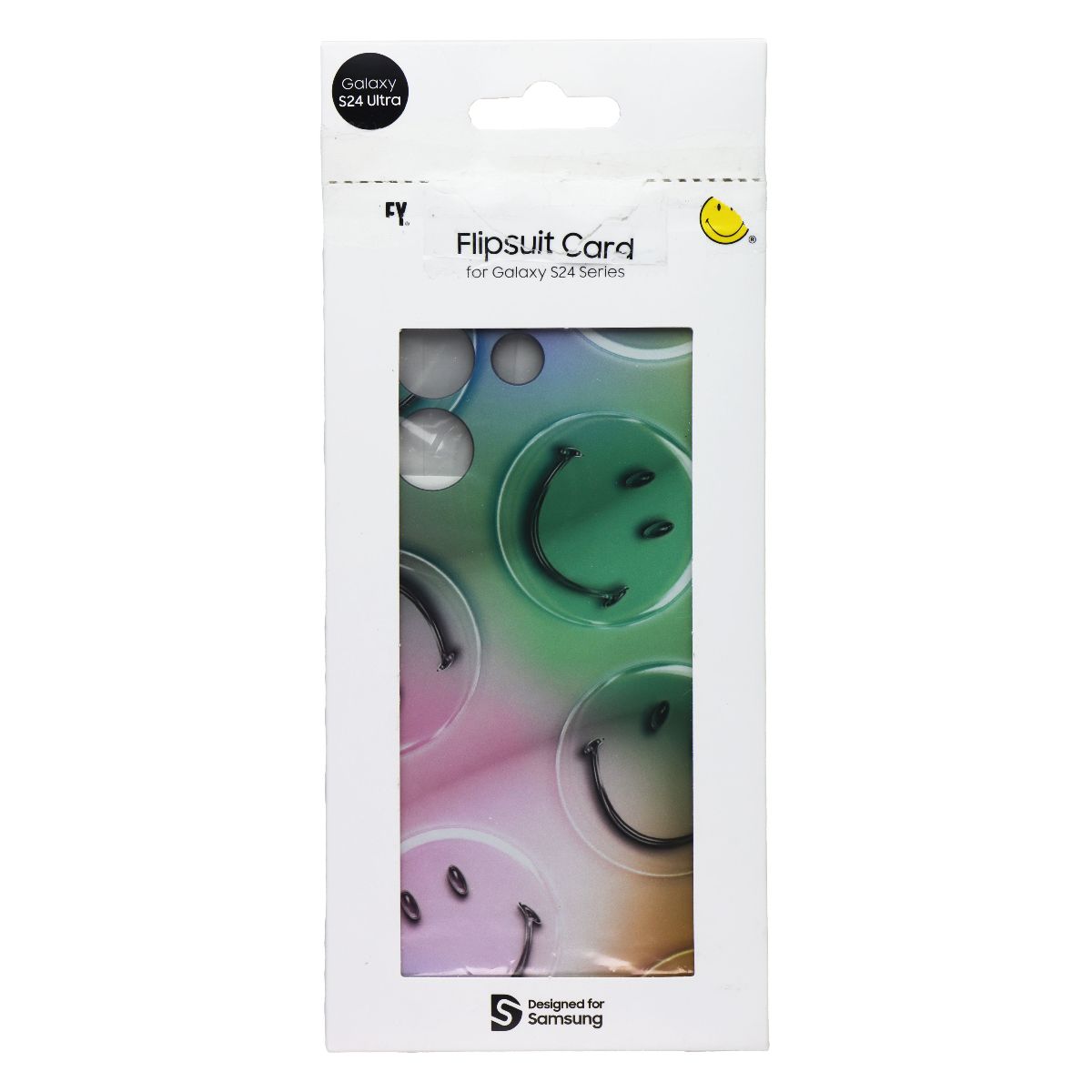 Samsung Smiley Bubble Flipsuit Interactive Card for Galaxy S24 Ultra - Green Cell Phone - Cases, Covers & Skins Samsung - Simple Cell Bulk Wholesale Pricing - USA Seller