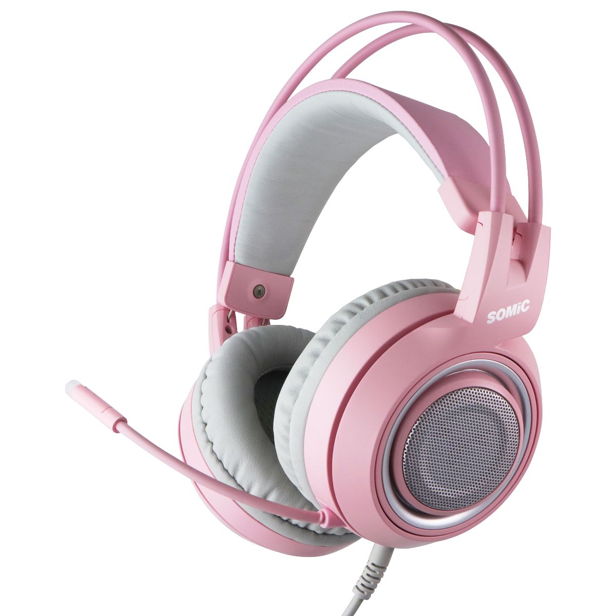 SOMIC G951 3.5mm Stereo Gaming Headset with Mic and Cat Ears - Pink