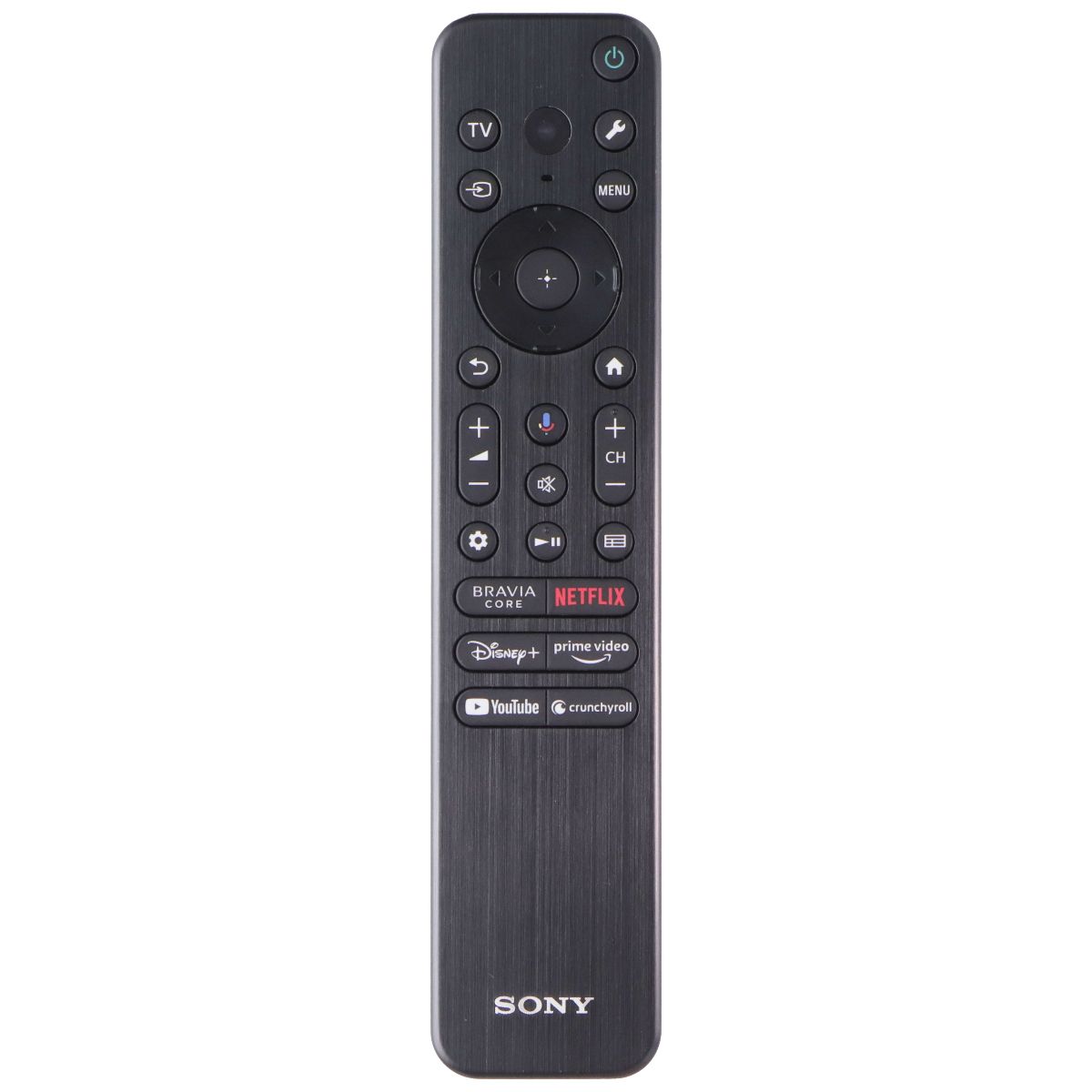 Sony Voice Remote Control with Shortcuts (RMF-TX910U) - Metallic Silver Gray TV, Video & Audio Accessories - Remote Controls Sony - Simple Cell Bulk Wholesale Pricing - USA Seller