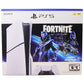 Sony PlayStation 5 Console Fortnite Cobalt Star Disc Edition (CFI-2015) - White Gaming/Console - Video Game Consoles Sony - Simple Cell Bulk Wholesale Pricing - USA Seller