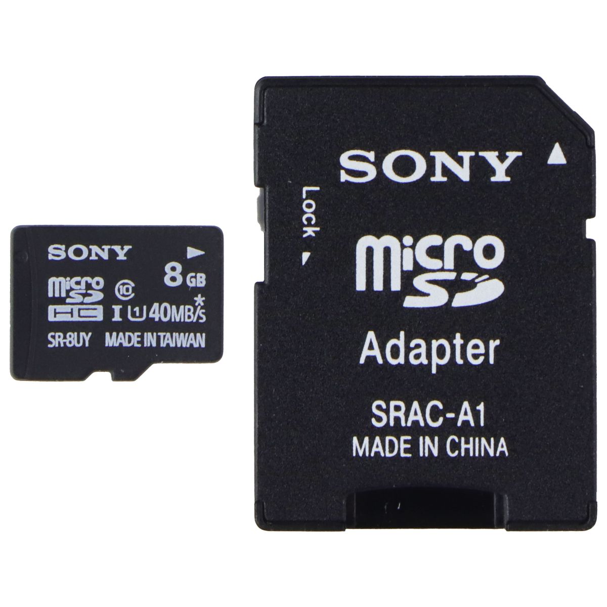 Sony 8GB Micro SDHC Memory Card (SR-8UY) Digital Camera - Memory Cards Sony - Simple Cell Bulk Wholesale Pricing - USA Seller