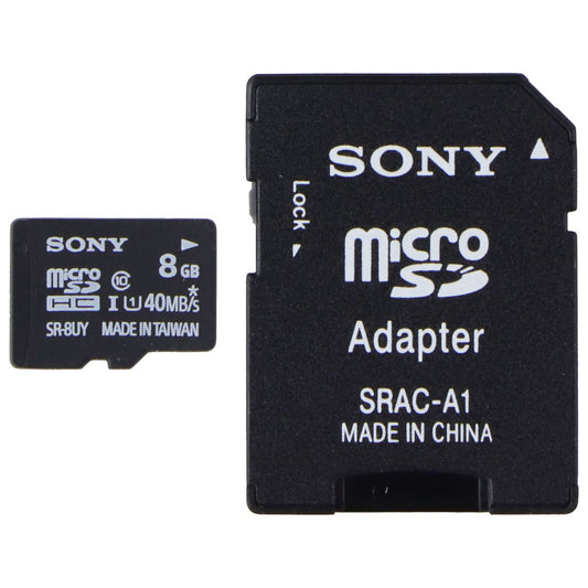 Sony 8GB Micro SDHC Memory Card (SR-8UY)
