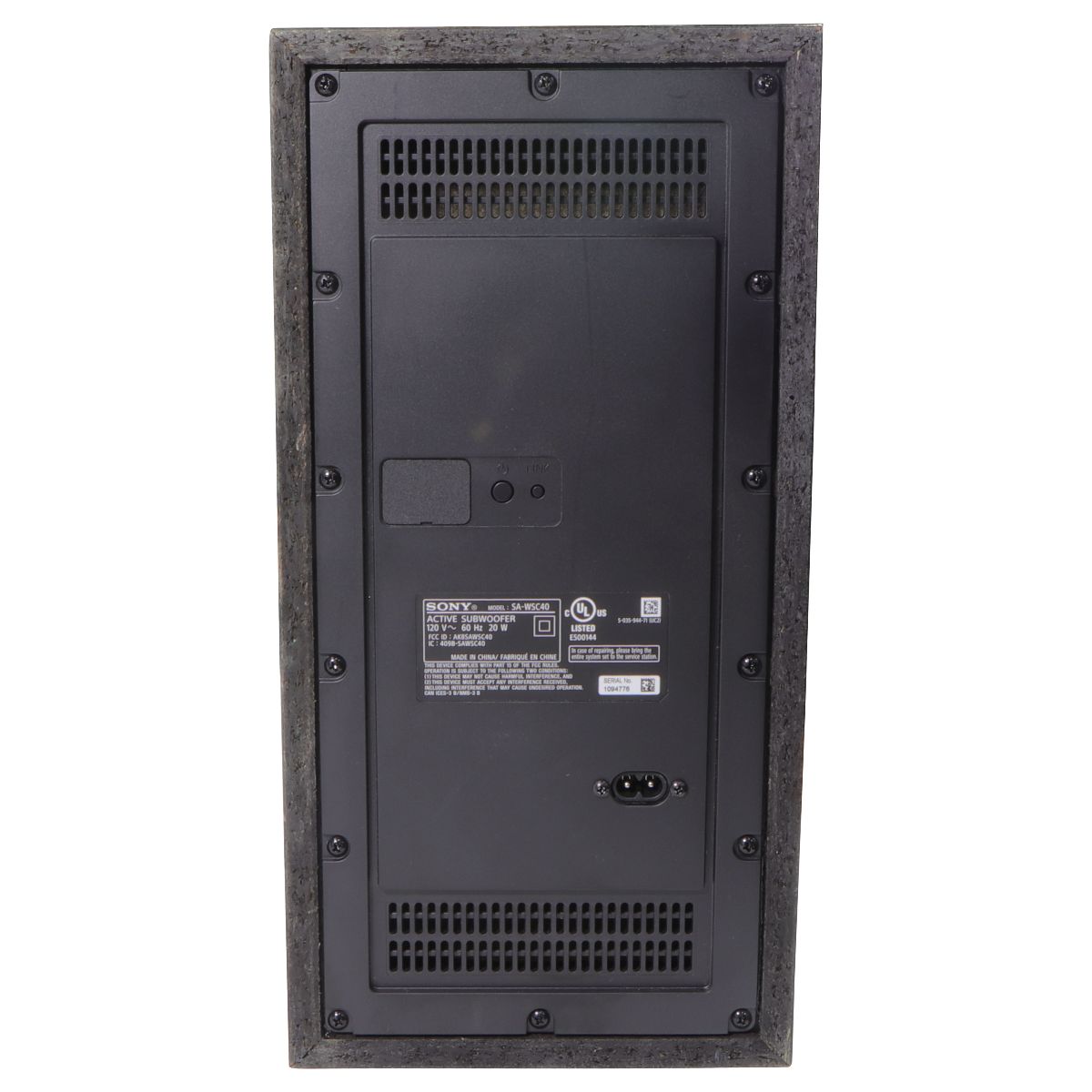 Sony Replacement Subwoofer & Remote for HT-SC40 System (NO SOUNDBAR) Home Multimedia - Home Speakers & Subwoofers Sony    - Simple Cell Bulk Wholesale Pricing - USA Seller