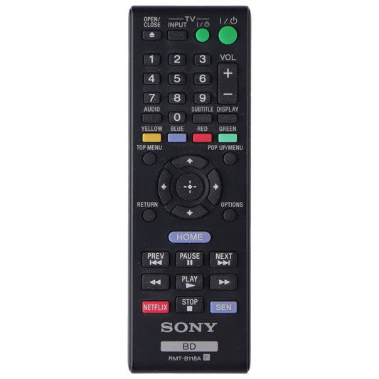 Sony Remote Control (RMT-B118A) for Select Sony DVD/Blu-Ray Players - Black TV, Video & Audio Accessories - Remote Controls Sony - Simple Cell Bulk Wholesale Pricing - USA Seller