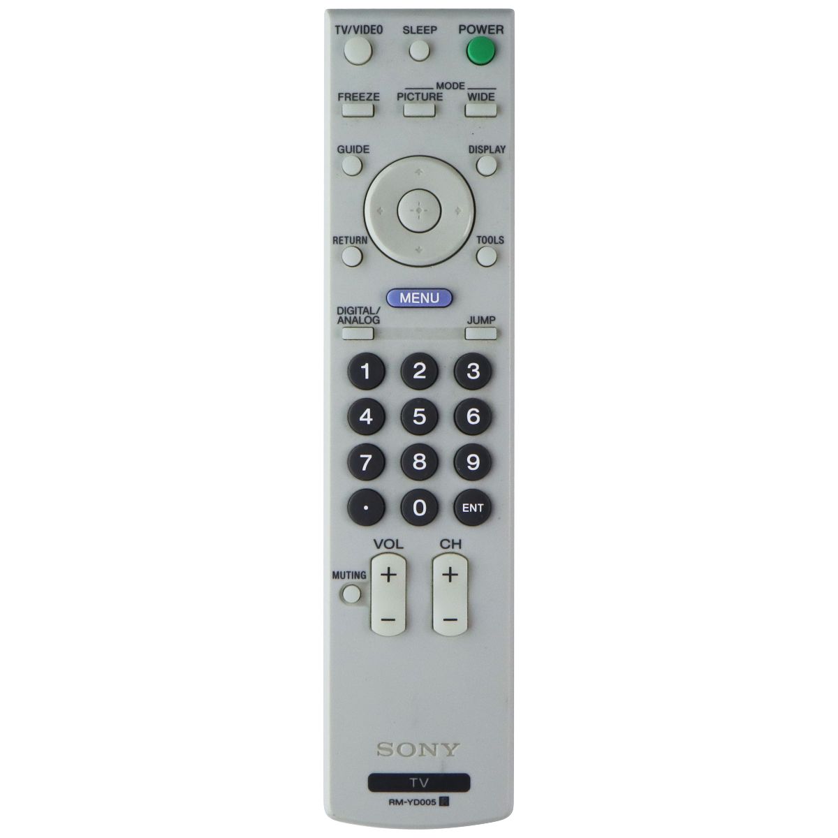 Sony OEM TV Remote Control (RM-YD005) for Sony Bravia LCD HDTVs - Gray TV, Video & Audio Accessories - Remote Controls Sony - Simple Cell Bulk Wholesale Pricing - USA Seller