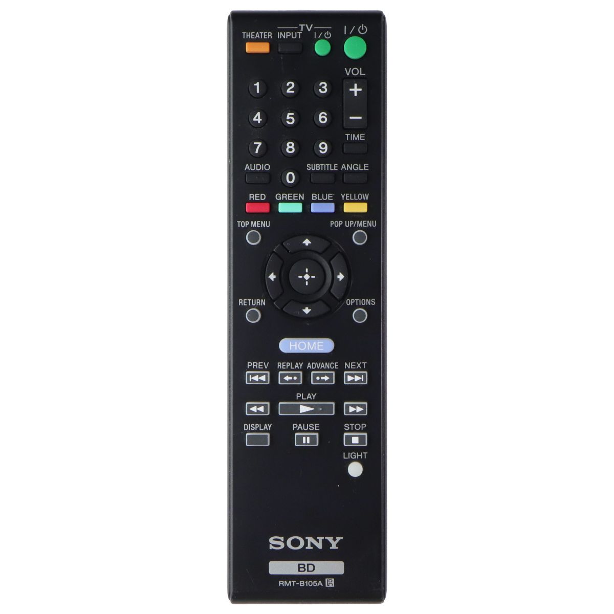 Sony OEM (RMT-B105A) Replacement Remote Control - Black TV, Video & Audio Accessories - Remote Controls Sony - Simple Cell Bulk Wholesale Pricing - USA Seller