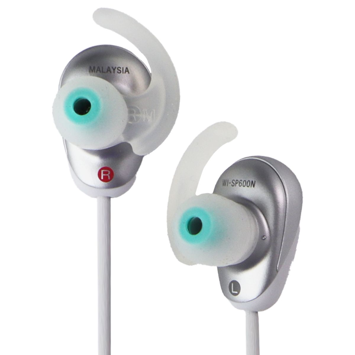 Sony Wireless Noise Canceling Sports In-Ear Headphones (WI-SP600N/WM) - White Portable Audio - Headphones Sony    - Simple Cell Bulk Wholesale Pricing - USA Seller