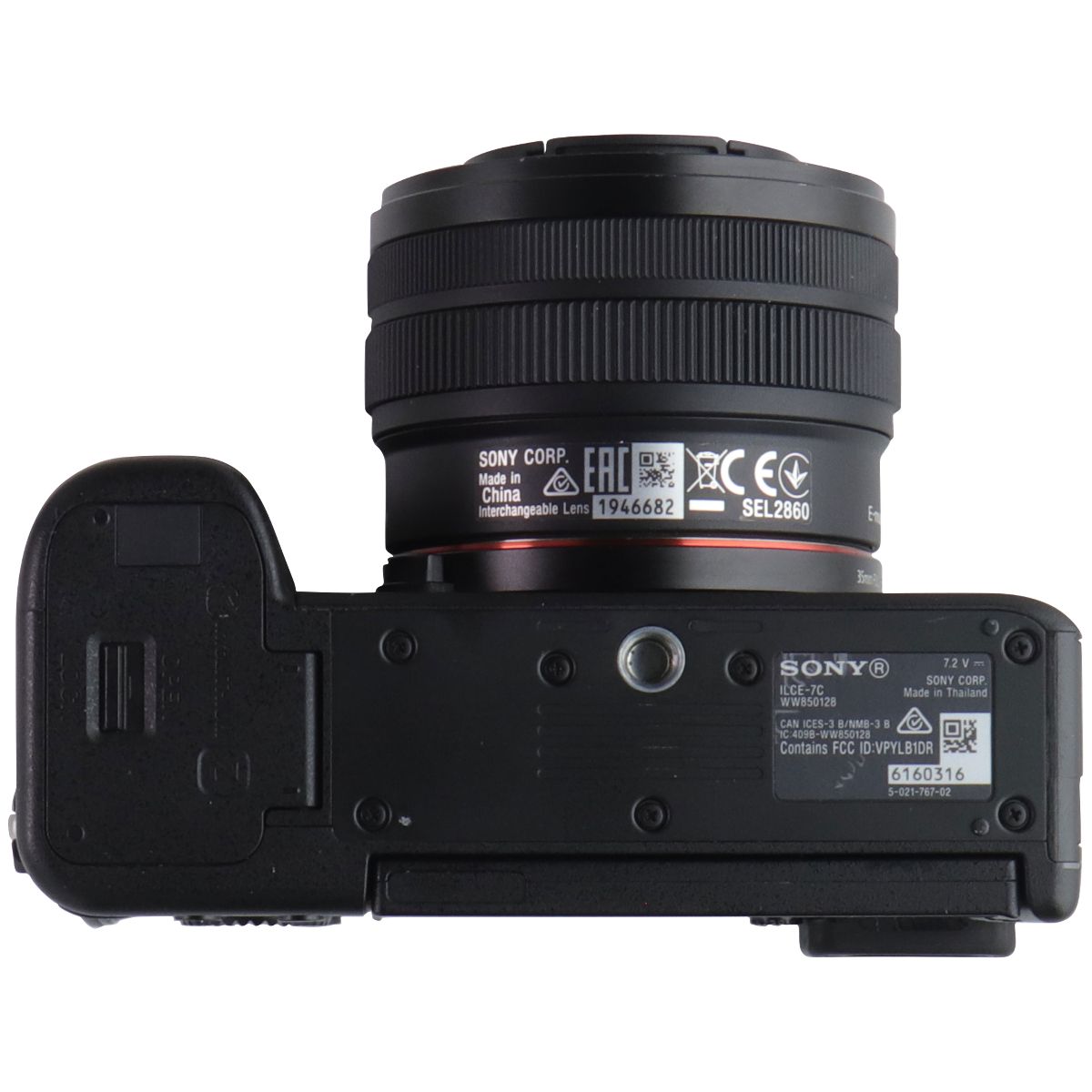 Sony Alpha 7C Full-Frame Compact Mirrorless Camera Kit - Black (ILCE7CL) Digital Camera - Digital & DSLR Cameras Sony - Simple Cell Bulk Wholesale Pricing - USA Seller