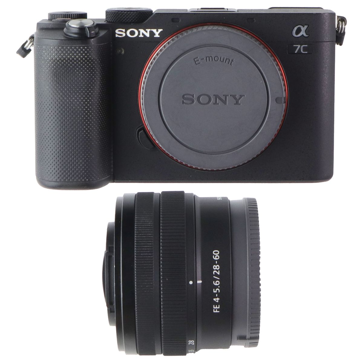 Sony Alpha 7C Full-Frame Compact Mirrorless Camera Kit - Black (ILCE7CL) Digital Camera - Digital & DSLR Cameras Sony - Simple Cell Bulk Wholesale Pricing - USA Seller