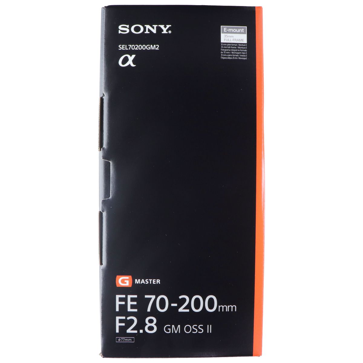 Sony FE 70-200mm F2.8 GM OSS II Lens (SEL70200GM2) - White Camera Accessories - Lenses Sony - Simple Cell Bulk Wholesale Pricing - USA Seller