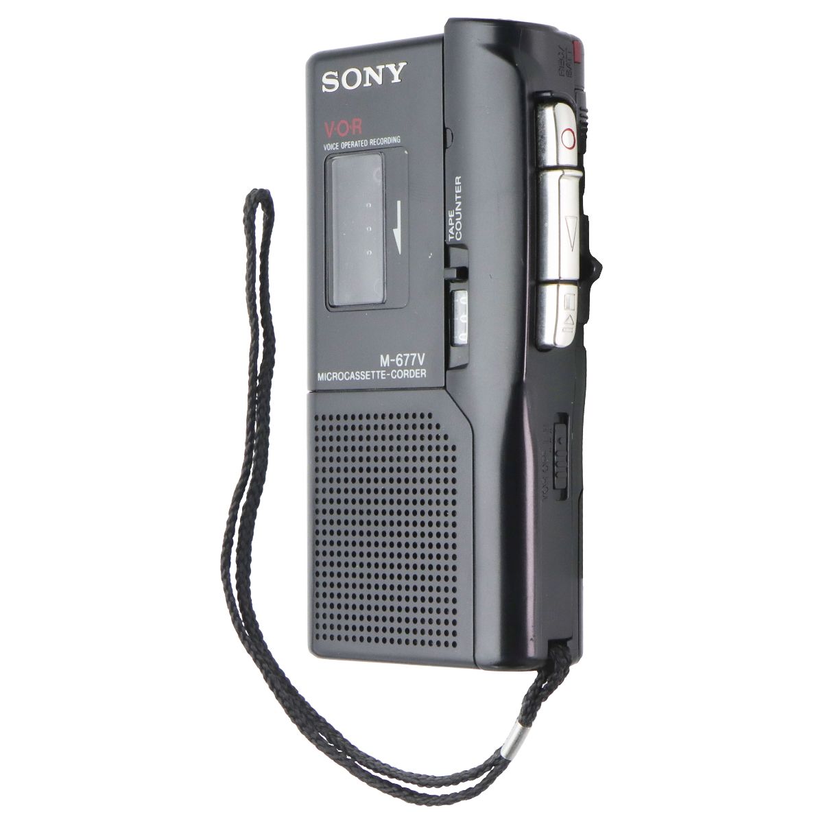 Sony M-677V Handheld Micro Cassette-Corder - Black Voice Recorders, Dictaphones Sony - Simple Cell Bulk Wholesale Pricing - USA Seller