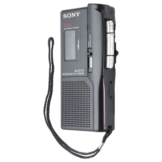 Sony M-677V Handheld Micro Cassette-Corder - Black Voice Recorders, Dictaphones Sony - Simple Cell Bulk Wholesale Pricing - USA Seller