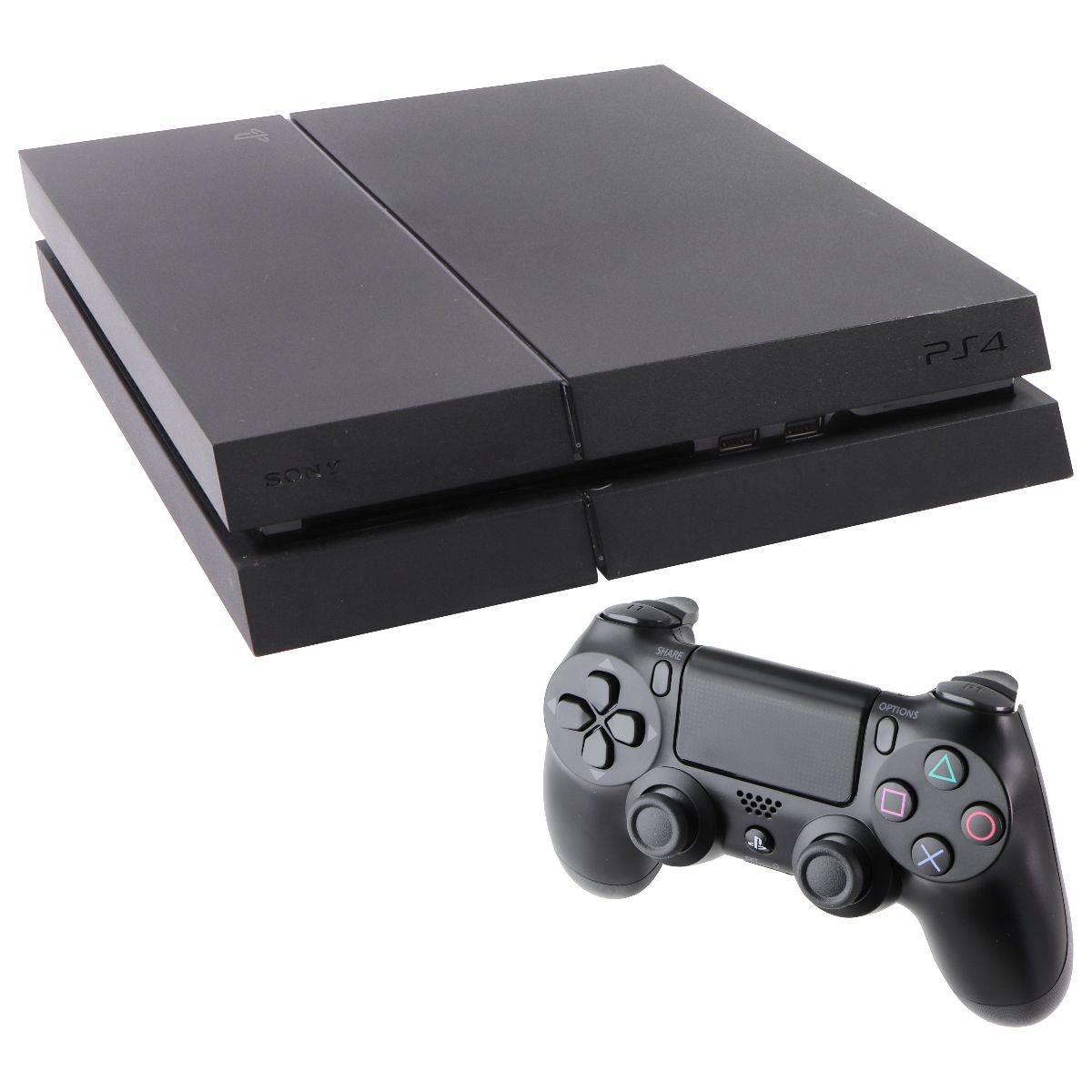 Sony Playstation 4 (CUH-1215A) 500GB Game Console and Controller - Black Gaming/Console - Video Game Consoles Sony - Simple Cell Bulk Wholesale Pricing - USA Seller