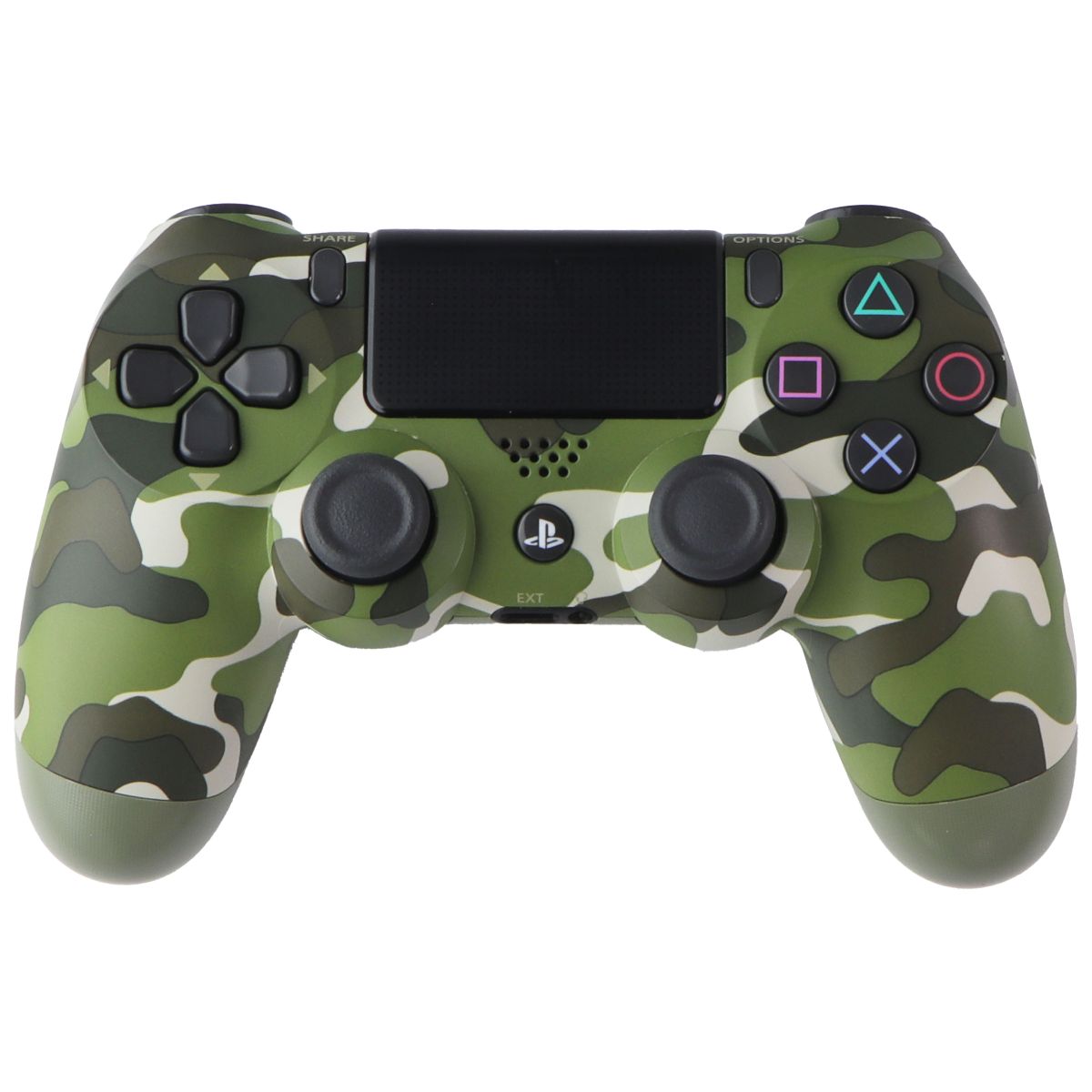 Sony Playstation 4 Dualshock Wireless Controller - Green Camouflage (CUH-ZCT2U) Gaming/Console - Controllers & Attachments Sony - Simple Cell Bulk Wholesale Pricing - USA Seller