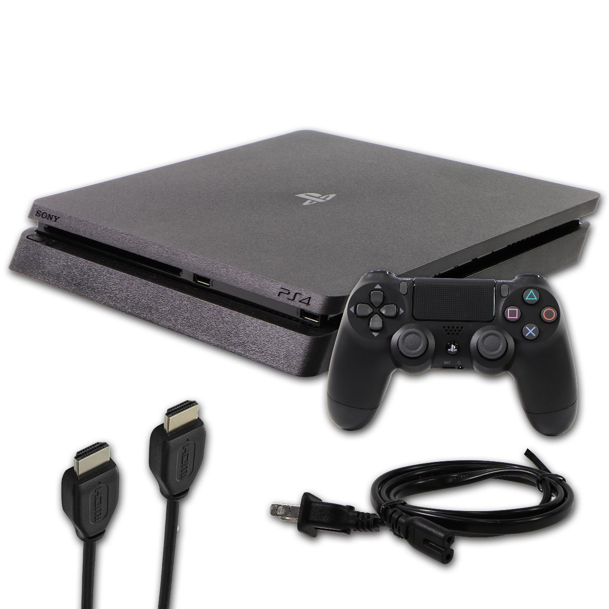 Sony PS4 PlayStation 4 Slim 1TB Console and Controller (CUH-2115B) - Black Gaming/Console - Video Game Consoles Sony - Simple Cell Bulk Wholesale Pricing - USA Seller
