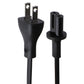 Sonos (2-Prong Round) Power Cable I - Black (11.5-Foot) Cell Phone - Cables & Adapters SONOS    - Simple Cell Bulk Wholesale Pricing - USA Seller
