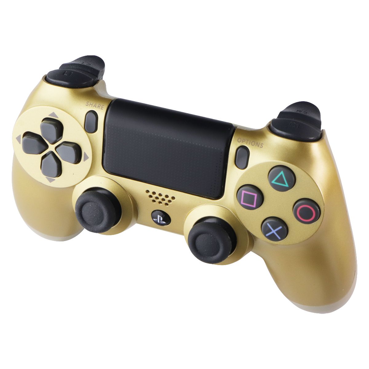 Sony DualShock 4 Wireless Controller for PlayStation 4 (CUH-ZCT2E) - Gold Gaming/Console - Controllers & Attachments Sony - Simple Cell Bulk Wholesale Pricing - USA Seller
