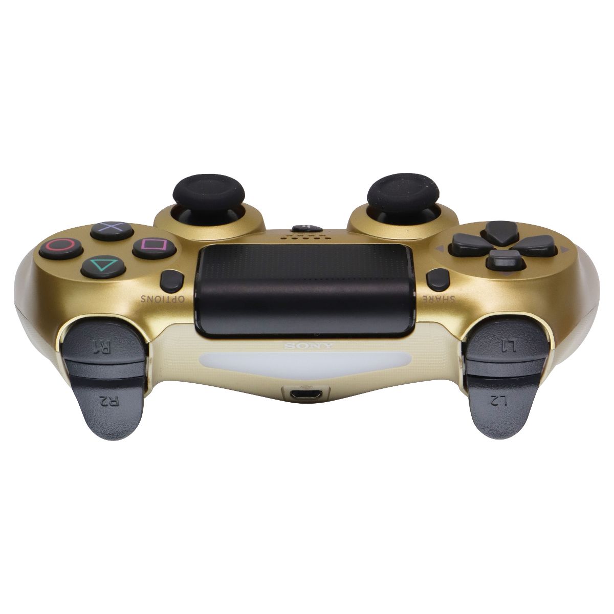 Sony DualShock 4 Wireless Controller for PlayStation 4 (CUH-ZCT2E) - Gold Gaming/Console - Controllers & Attachments Sony - Simple Cell Bulk Wholesale Pricing - USA Seller