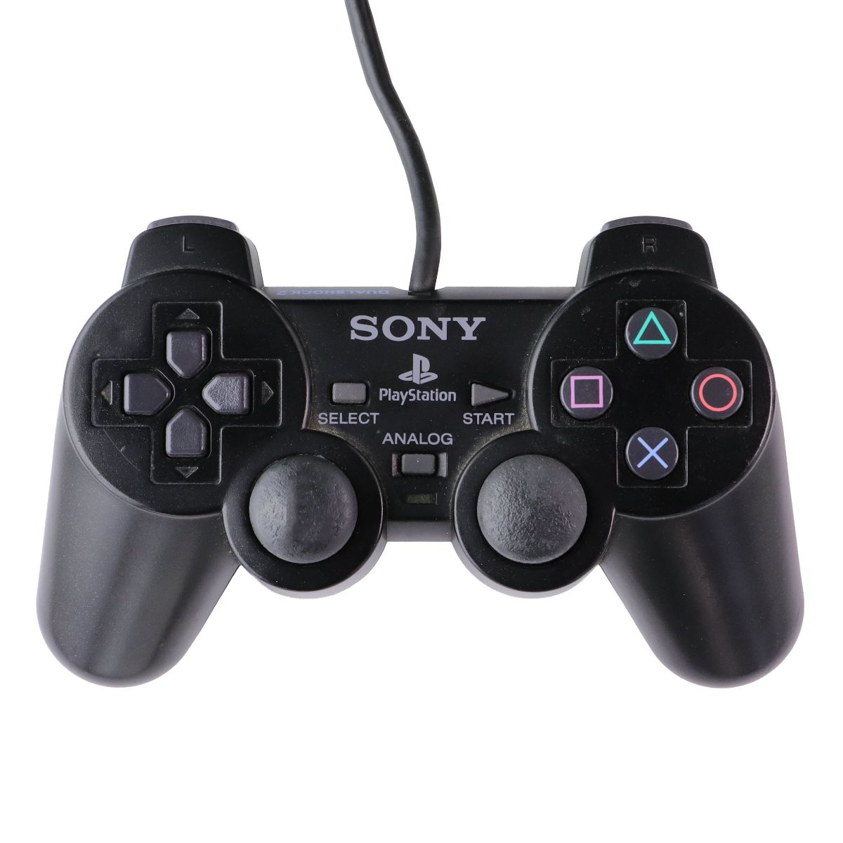 Sony Official DualShock 2 Wired Analog Controller for PlayStation 2 - Black